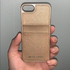 iphone 7 michael kors rose gold case